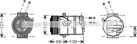 Ava Quality Cooling OL K443 - Kompresors, Gaisa kond. sistēma autodraugiem.lv