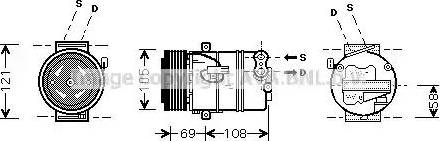 Ava Quality Cooling OL K430 - Kompresors, Gaisa kond. sistēma autodraugiem.lv