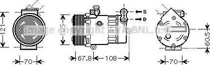 Ava Quality Cooling OL K477 - Kompresors, Gaisa kond. sistēma autodraugiem.lv