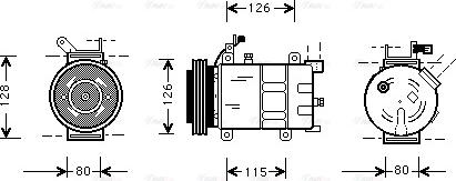Ava Quality Cooling OL K021 - Kompresors, Gaisa kond. sistēma autodraugiem.lv