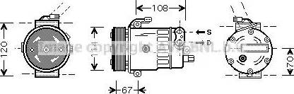 Ava Quality Cooling OL K319 - Kompresors, Gaisa kond. sistēma autodraugiem.lv