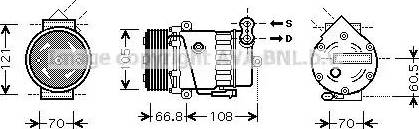 Ava Quality Cooling OL K389 - Kompresors, Gaisa kond. sistēma autodraugiem.lv