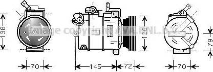 Ava Quality Cooling OL K376 - Kompresors, Gaisa kond. sistēma autodraugiem.lv