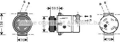 Ava Quality Cooling OL K273 - Kompresors, Gaisa kond. sistēma autodraugiem.lv