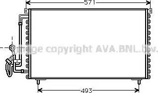 Ava Quality Cooling PE 5155 - Kondensators, Gaisa kond. sistēma autodraugiem.lv