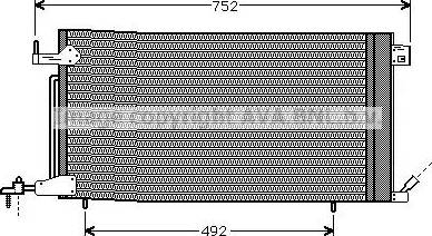 Ava Quality Cooling PE 5187 - Kondensators, Gaisa kond. sistēma autodraugiem.lv