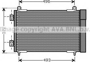 Ava Quality Cooling PE 5258 - Kondensators, Gaisa kond. sistēma autodraugiem.lv