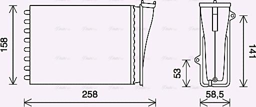 Ava Quality Cooling PE6413 - Siltummainis, Salona apsilde autodraugiem.lv