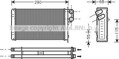 Ava Quality Cooling PE 6172 - Siltummainis, Salona apsilde autodraugiem.lv