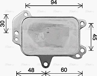 Ava Quality Cooling PE3424 - Eļļas radiators, Motoreļļa autodraugiem.lv