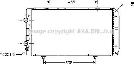 Ava Quality Cooling PE 2145 - Radiators, Motora dzesēšanas sistēma autodraugiem.lv