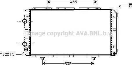 Ava Quality Cooling PE 2146 - Radiators, Motora dzesēšanas sistēma autodraugiem.lv