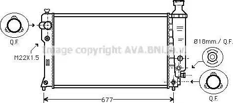 Ava Quality Cooling PE 2135 - Radiators, Motora dzesēšanas sistēma autodraugiem.lv