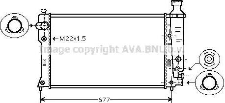 Ava Quality Cooling PE 2133 - Radiators, Motora dzesēšanas sistēma autodraugiem.lv