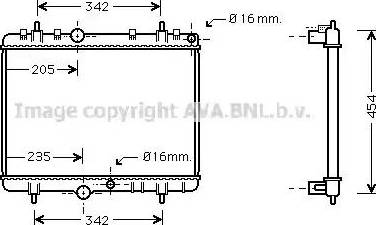 Ava Quality Cooling PE 2249 - Radiators, Motora dzesēšanas sistēma autodraugiem.lv