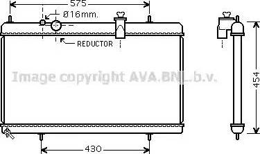 Ava Quality Cooling PE 2256 - Radiators, Motora dzesēšanas sistēma autodraugiem.lv