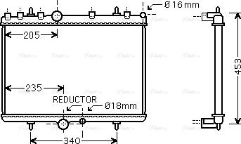 Ava Quality Cooling PE 2269 - Radiators, Motora dzesēšanas sistēma autodraugiem.lv