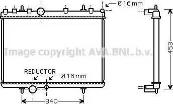 Ava Quality Cooling PE 2266 - Radiators, Motora dzesēšanas sistēma autodraugiem.lv