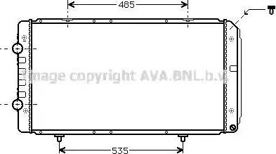Ava Quality Cooling PE 2268 - Radiators, Motora dzesēšanas sistēma autodraugiem.lv
