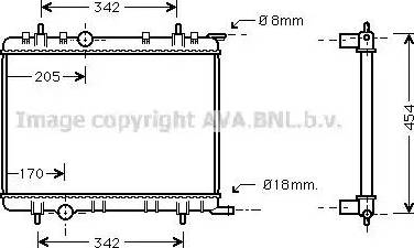 Ava Quality Cooling PE 2211 - Radiators, Motora dzesēšanas sistēma autodraugiem.lv