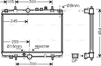 Ava Quality Cooling PE 2235 - Radiators, Motora dzesēšanas sistēma autodraugiem.lv