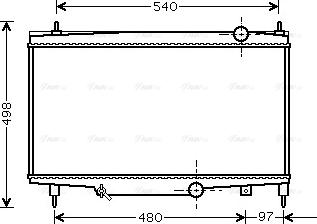 Ava Quality Cooling PE 2229 - Radiators, Motora dzesēšanas sistēma autodraugiem.lv