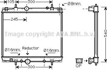 Ava Quality Cooling PE 2275 - Radiators, Motora dzesēšanas sistēma autodraugiem.lv