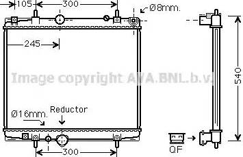 Ava Quality Cooling PE 2276 - Radiators, Motora dzesēšanas sistēma autodraugiem.lv