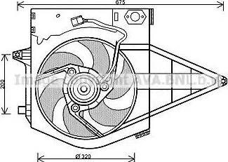 Ava Quality Cooling PE 7546 - Ventilators, Motora dzesēšanas sistēma autodraugiem.lv