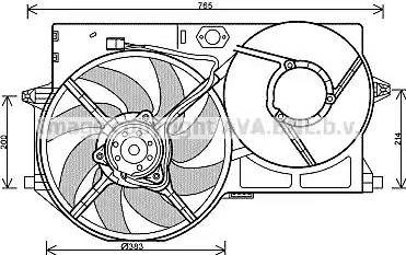 Ava Quality Cooling PE 7540 - Ventilators, Motora dzesēšanas sistēma autodraugiem.lv