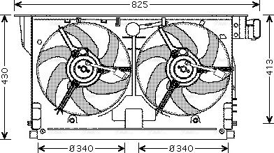 Ava Quality Cooling PE 7519 - Ventilators, Motora dzesēšanas sistēma autodraugiem.lv