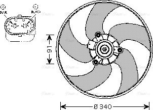 Ava Quality Cooling PE 7522 - Ventilators, Motora dzesēšanas sistēma autodraugiem.lv