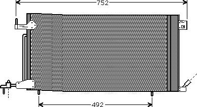 Ava Quality Cooling PEA5187 - Kondensators, Gaisa kond. sistēma autodraugiem.lv