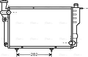 Ava Quality Cooling PEA2096 - Radiators, Motora dzesēšanas sistēma autodraugiem.lv