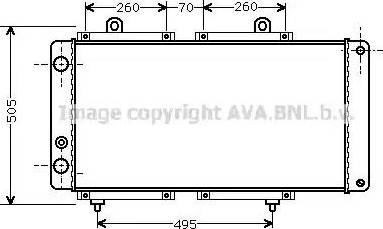 Ava Quality Cooling PEA2033 - Radiators, Motora dzesēšanas sistēma autodraugiem.lv