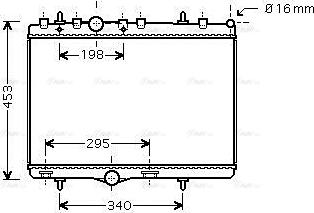 Ava Quality Cooling PEA2290 - Radiators, Motora dzesēšanas sistēma autodraugiem.lv