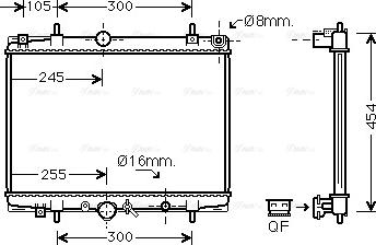 Ava Quality Cooling PEA2200 - Radiators, Motora dzesēšanas sistēma autodraugiem.lv