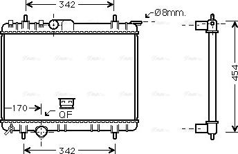 Ava Quality Cooling PEA2210 - Radiators, Motora dzesēšanas sistēma autodraugiem.lv