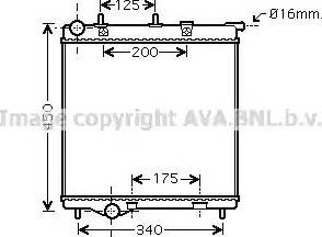 Ava Quality Cooling PEA2288 - Radiators, Motora dzesēšanas sistēma autodraugiem.lv