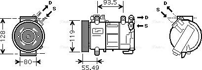 Ava Quality Cooling PEAK315 - Kompresors, Gaisa kond. sistēma autodraugiem.lv