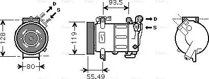 Ava Quality Cooling PE K316 - Kompresors, Gaisa kond. sistēma autodraugiem.lv