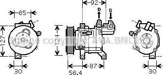 Ava Quality Cooling PE K318 - Kompresors, Gaisa kond. sistēma autodraugiem.lv