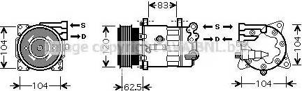 Ava Quality Cooling PE K321 - Kompresors, Gaisa kond. sistēma autodraugiem.lv