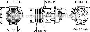 Ava Quality Cooling PE K327 - Kompresors, Gaisa kond. sistēma autodraugiem.lv