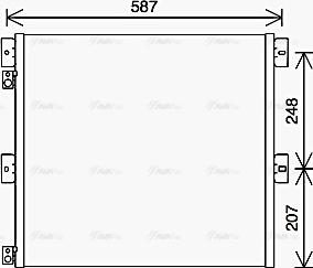Ava Quality Cooling RE5126 - Kondensators, Gaisa kond. sistēma autodraugiem.lv