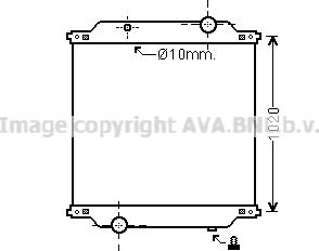 Ava Quality Cooling RE2053N - Radiators, Motora dzesēšanas sistēma autodraugiem.lv