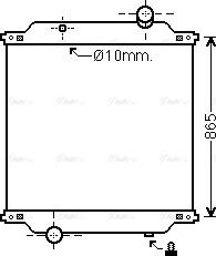 Ava Quality Cooling RE2067N - Radiators, Motora dzesēšanas sistēma autodraugiem.lv