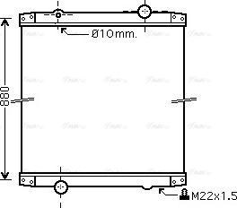 Ava Quality Cooling RE2011N - Radiators, Motora dzesēšanas sistēma autodraugiem.lv