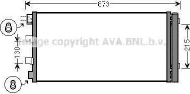 Ava Quality Cooling RT5475D - Kondensators, Gaisa kond. sistēma autodraugiem.lv