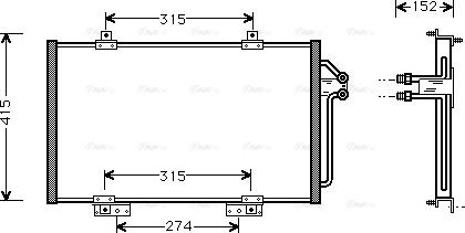 Ava Quality Cooling RT 5188 - Kondensators, Gaisa kond. sistēma autodraugiem.lv